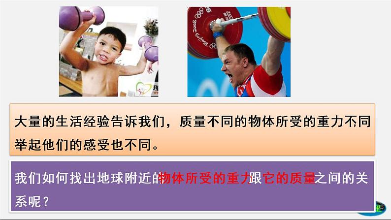 课时7.3 重力(课件)2020-2021学年八年级物理下册教学课件(人教版)第4页