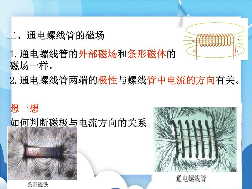 滬科版物理九年級下冊  17.2電流的磁場【課件】第4頁