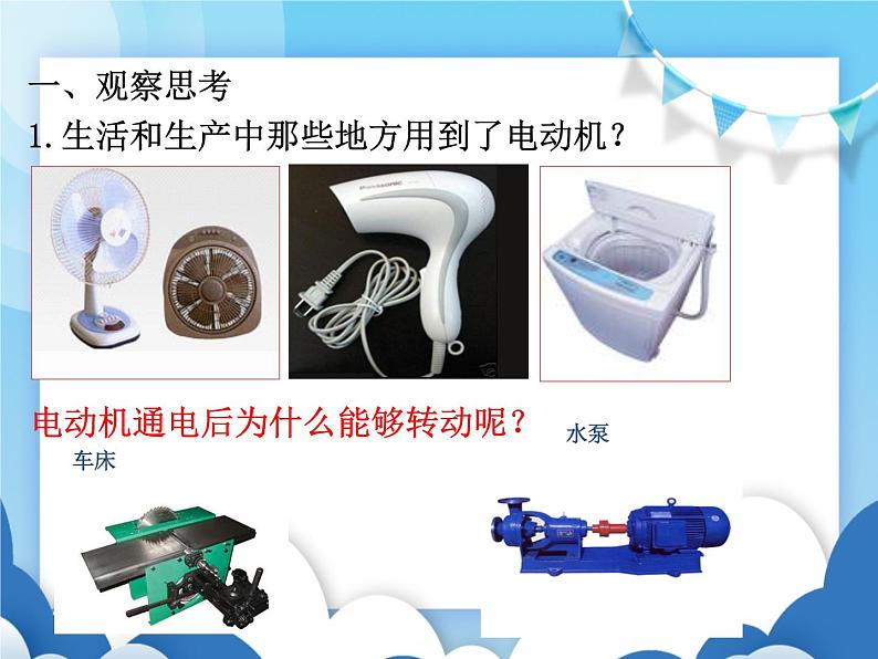 沪科版物理九年级下册 17.3科学探究:电动机为什么会转动【课件】第2页