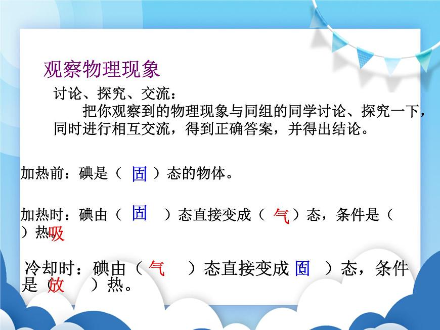 粵滬版物理八年級上冊 4.4升華和凝華【課件】第7頁