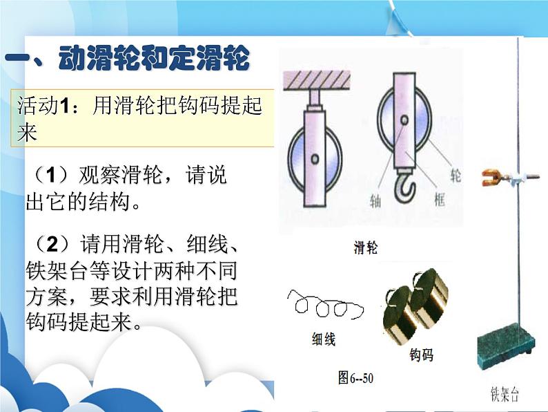 粤沪版物理八年级下册 6.6 探究滑轮的作用【课件】04