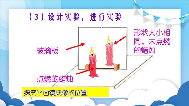 鲁教版物理八年级上册  3.3平面镜成像【课件】06