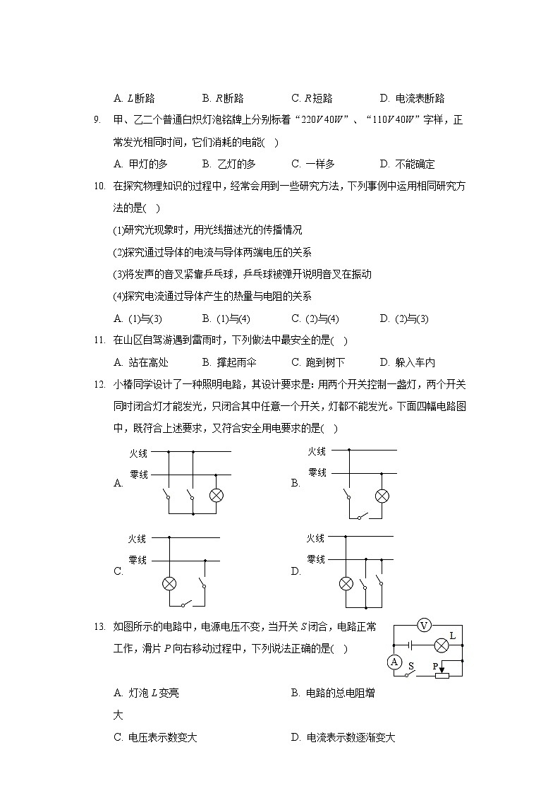 2020-2021學年河南省洛陽市伊川縣九年級(上)期末物理試卷第2頁