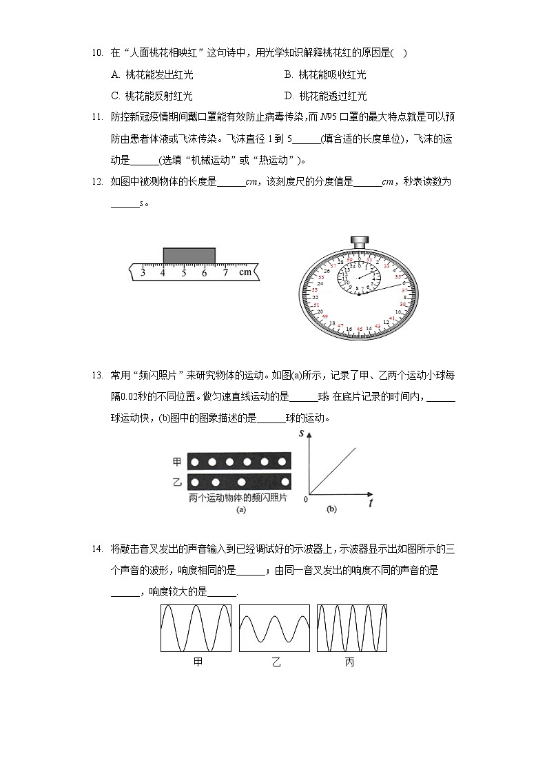 2020-2021學(xué)年山東省濟(jì)寧市太白湖新區(qū)(北湖區(qū))八年級(jí)(上)期中物理試卷(五四學(xué)制)第3頁(yè)