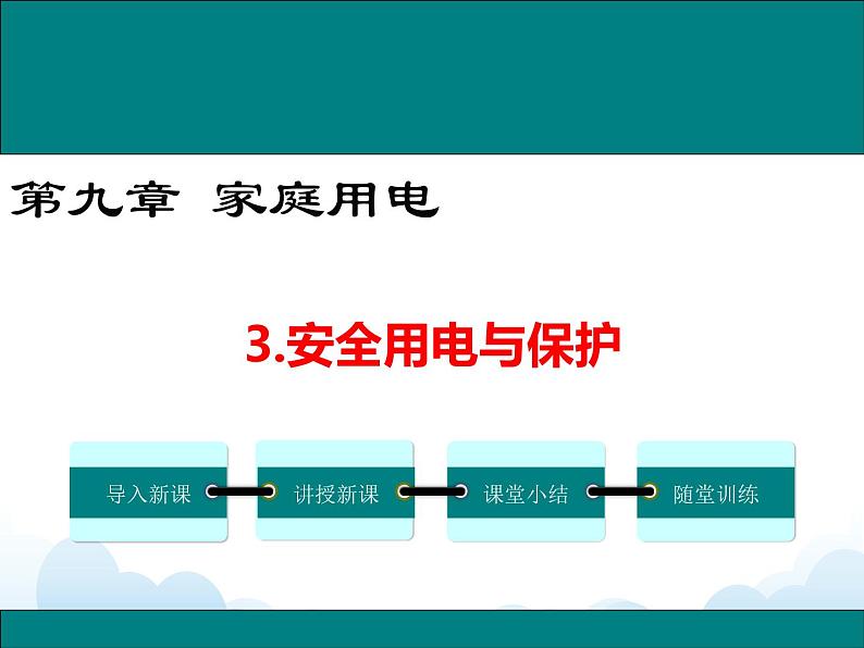教科版物理九下 9.3.安全用电与保护 课件01