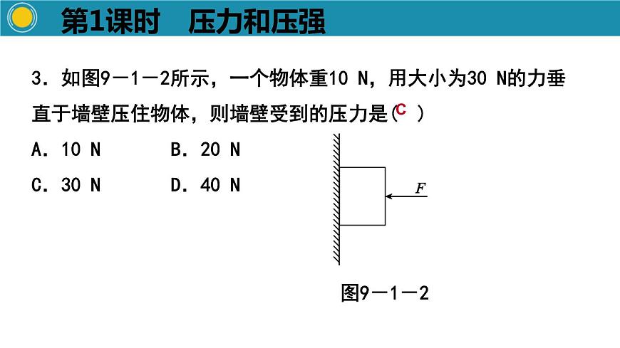 3.1.1壓力和壓強(qiáng)課件PPT第4頁