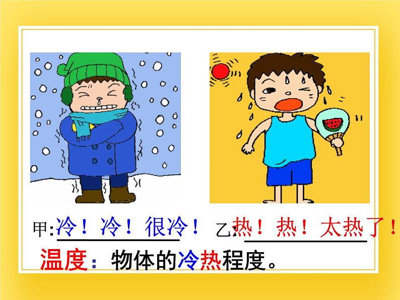 鲁教版(五四制)九年级下册 物理 18.1 温度 课件03