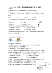 2021-2022学年苏科版物理九年级上学期期末复习试卷(word版 含答案)