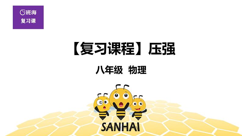 (通用)物理八年级下册-9.7压强【复习课程】课件PPT01