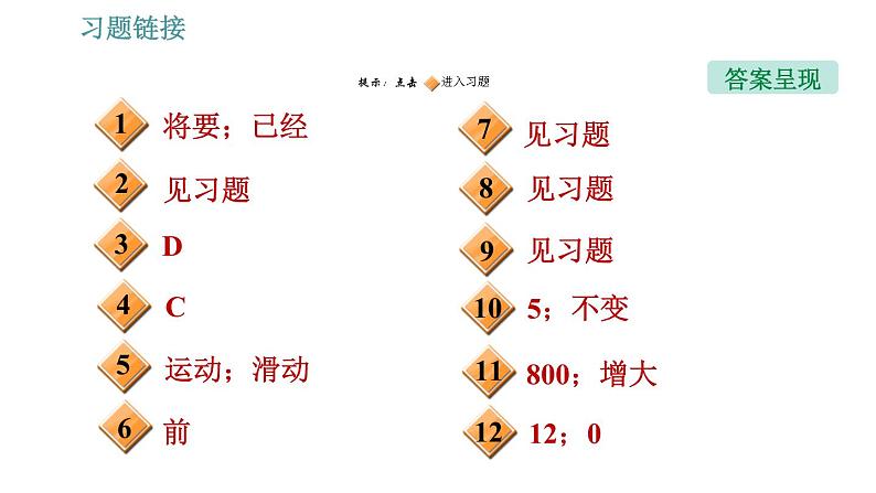 人教版八年级物理 第8章 8.3.1 摩擦力 习题课件第2页