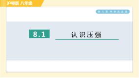 初中物理第八章 神奇的压强综合与测试习题课件ppt