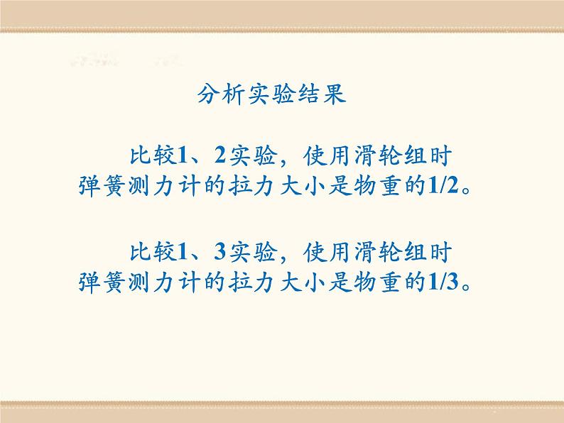 北师大八年级物理下册:第九章第2节《滑轮》ppt课件06