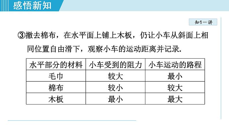 苏科版物理八下课件 9.2牛顿第一定律第7页