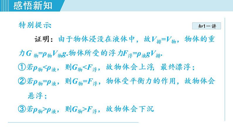 苏科版物理八下课件 10.5物体的浮与沉06