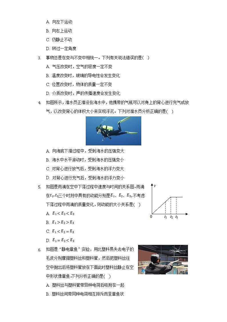 2021年浙江省舟山市中考物理试卷第2页