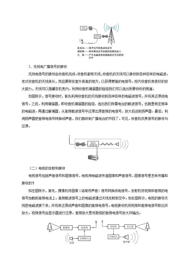 21.3廣播、電視和移動(dòng)通信（教案）第2頁