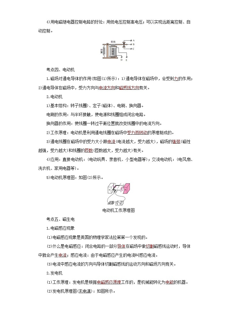 考点18电与磁(解析版)-2022年物理中考一轮过关讲练(人教版)学案03
