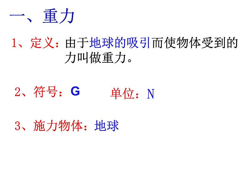 北师大版物理八年级下册7.3重力课件PPT03