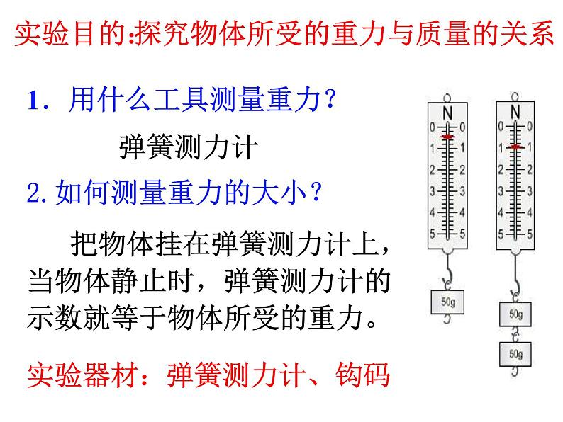 北师大版物理八年级下册7.3重力课件PPT08
