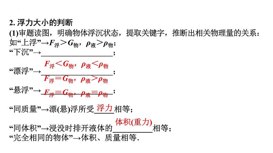 2022年中考物理二輪復(fù)習(xí)課件：壓強(qiáng)、浮力綜合判斷第4頁(yè)