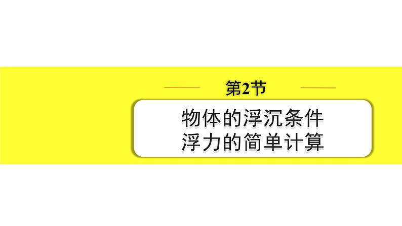 沪粤版物理中考复习 09.第九章 浮力与升力 PPT课件+单元练习01