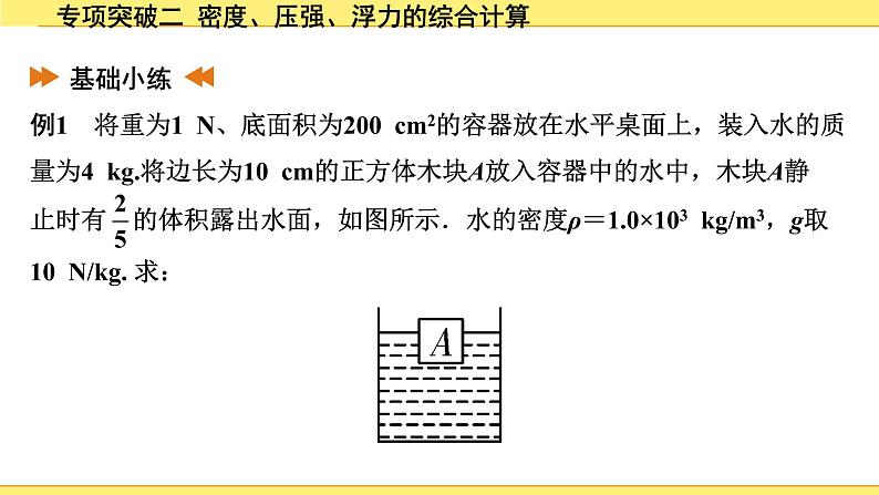 沪粤版物理中考复习 09.第九章 浮力与升力 PPT课件+单元练习04