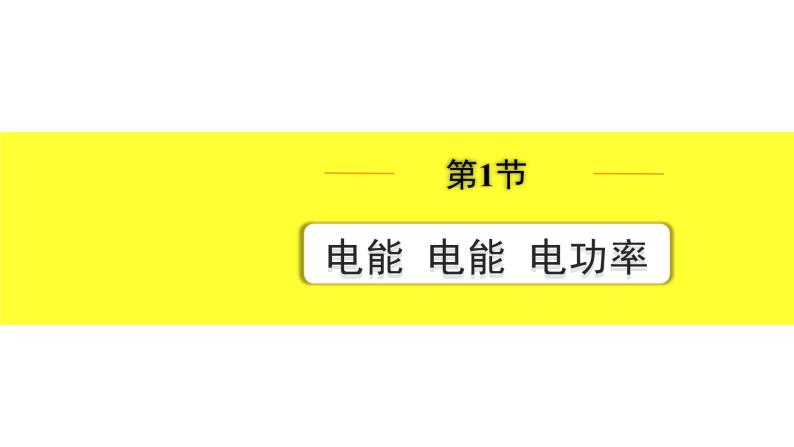 沪粤版物理中考复习 15.第十五章  电能与电功率 PPT课件+单元练习01