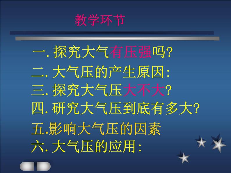 北师大版八年级下册物理第八章第4节大气压强课件第2页