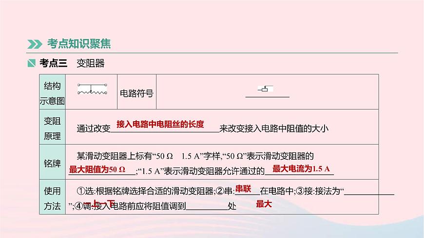 中考物理高分一輪單元復習18《電壓電阻》課件（含答案）第7頁