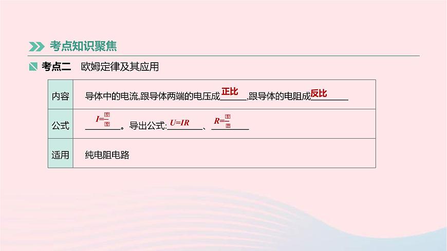 中考物理高分一輪單元復(fù)習(xí)19《歐姆定律》課件(含答案)第4頁