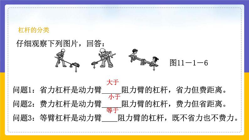 11.1 杠杆(课件+教案+练习+学案)08