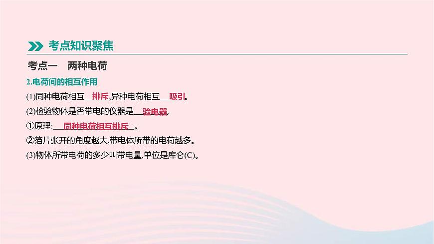 中考物理一輪復(fù)習(xí)第14單元《電流和電路電壓電阻》課件(含答案)第3頁