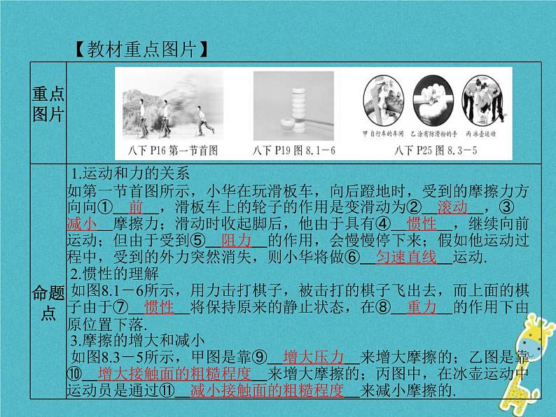 中考物理一轮复习《运动和力》课件(含答案)第8页