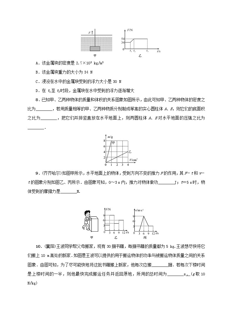 (通用版)中考物理总复习题型复习一《图象分析题》习题 (含答案)第3页