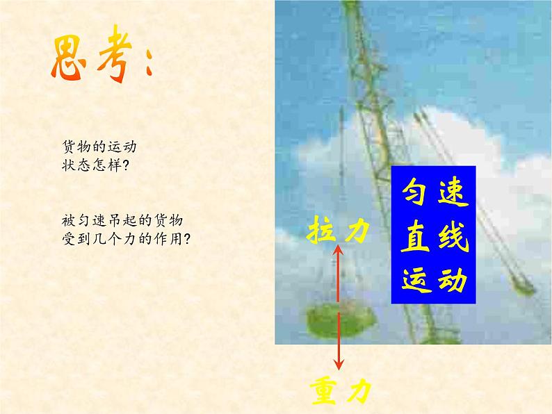 人教版八年级下册第八章 第二节 二力平衡第6页