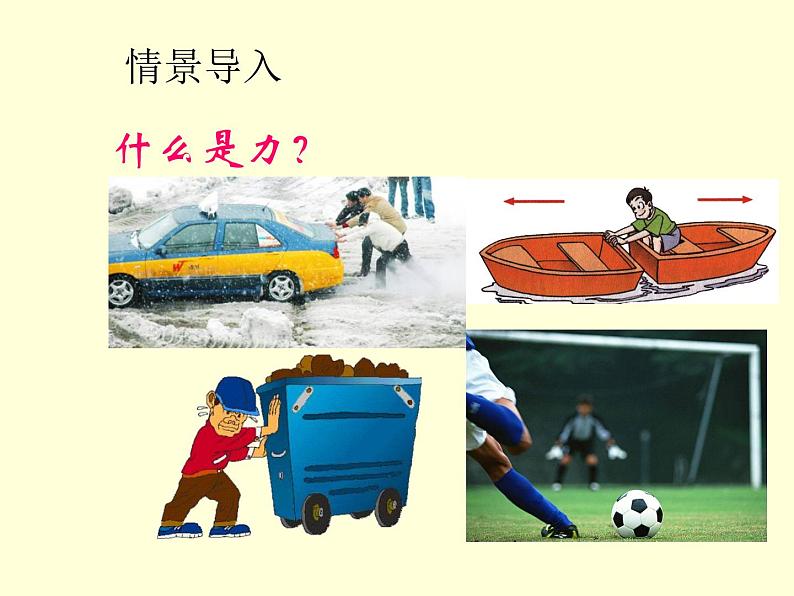 人教版物理八年级下册教学同步课件:第七章第1节 力(共32张PPT)第2页