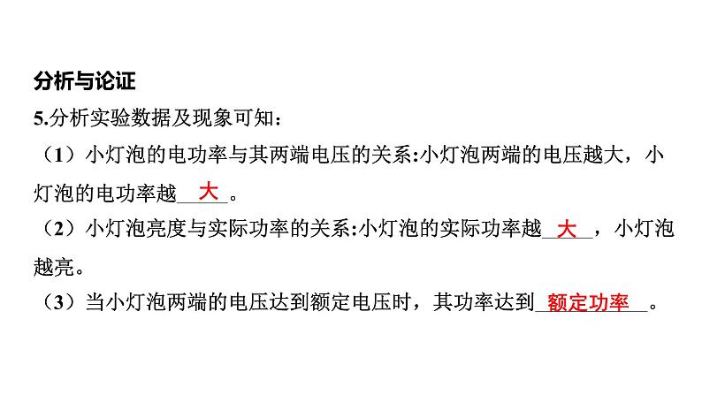 2022中考一轮复习 第一部分 基础资料 第16课时 电功率-第2讲 测量小灯泡的电功率(含特殊法)课件PPT第7页
