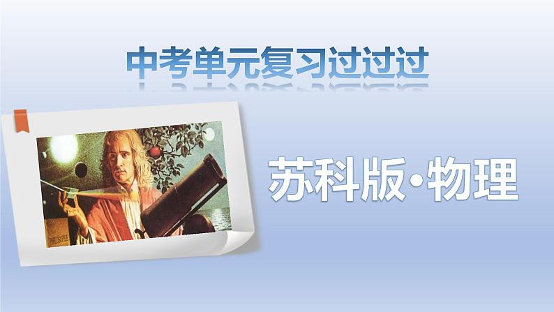 苏科版初中物理复习专题:《 简单机械和功 机械能和内能 》(复习课件)第1页