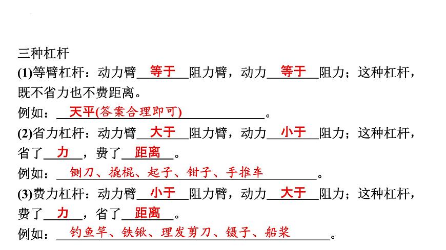 12-1杠桿(第二課時)課件－2021－2022學(xué)年人教版物理八年級下冊第3頁