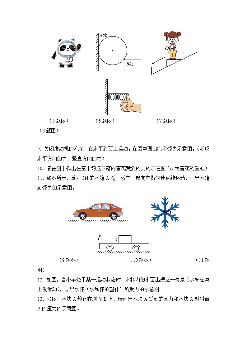 2022年中考物理专题复习《力学作图题》02