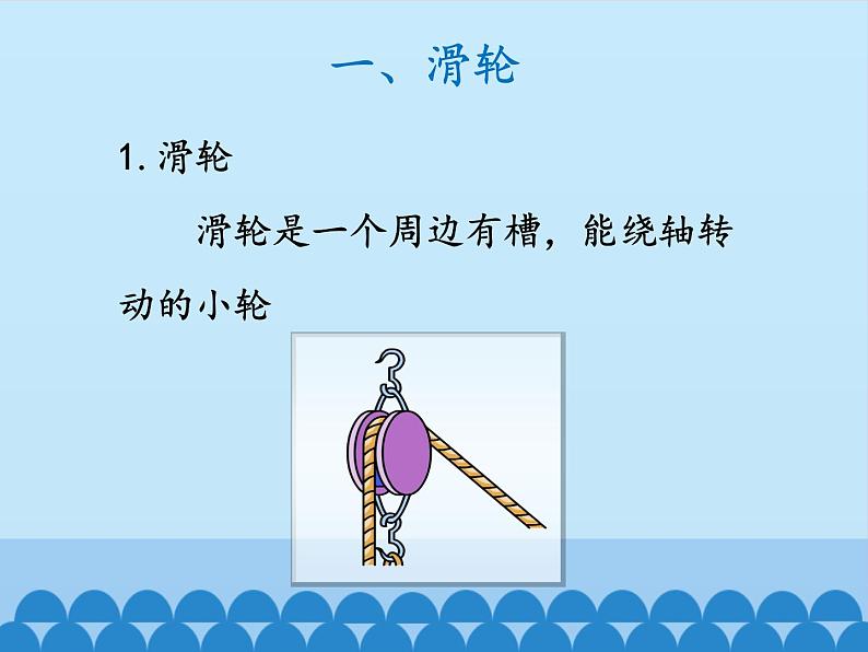 教科版物理八年级下册 11.2 滑轮_(课件)第5页