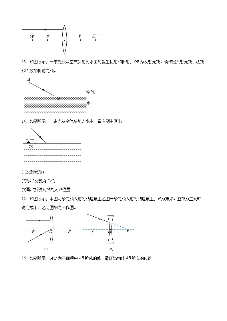 2022年中考物理二轮复习专题---光学作图第3页
