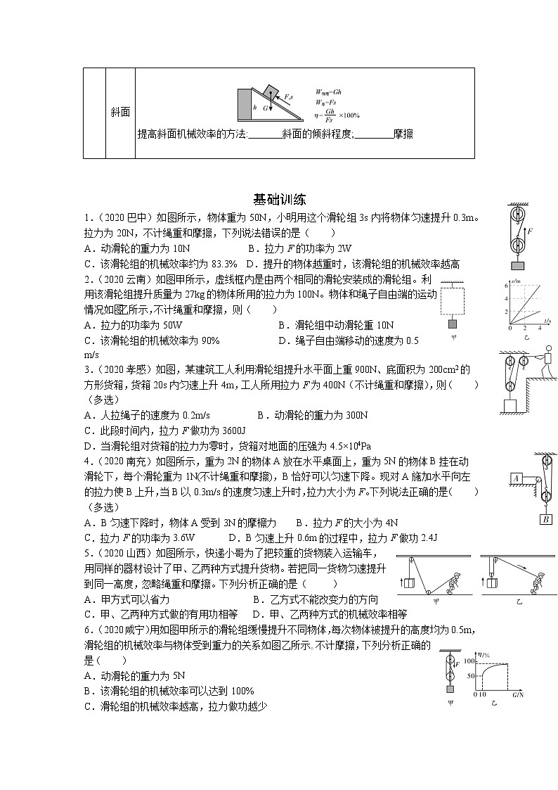 2022年中考物理复习专题12简单机械第3页