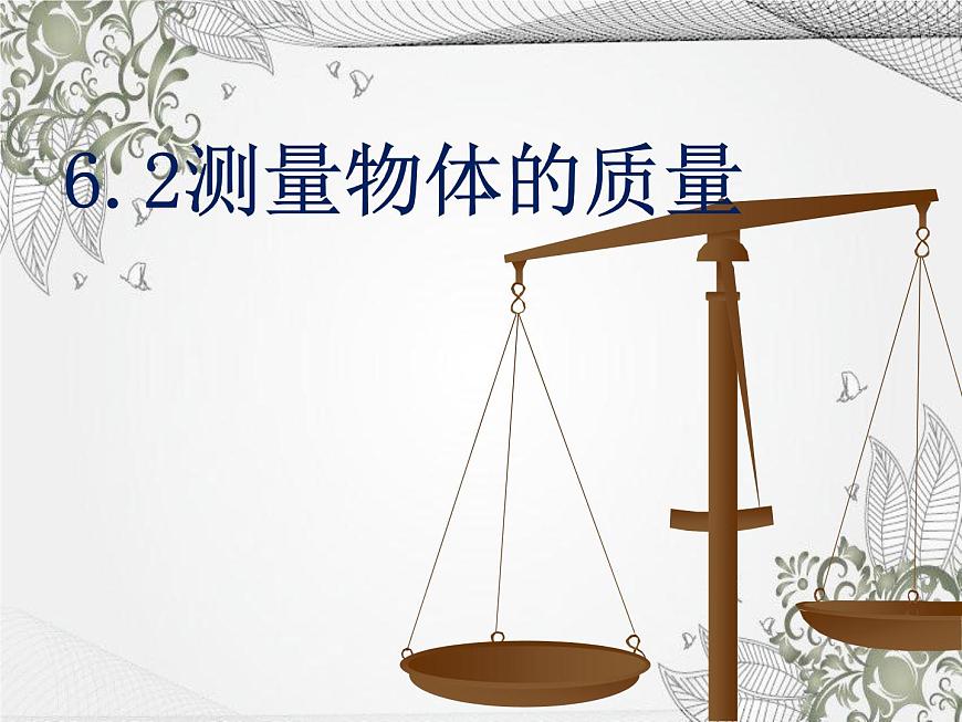 蘇科版八年級(jí)下冊(cè)物理 6.2測(cè)量物體的質(zhì)量 課件第5頁