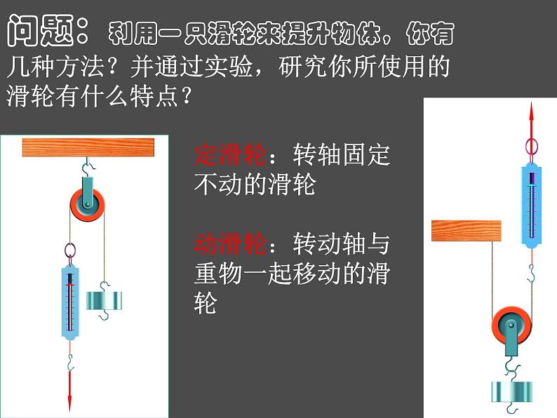 2022年北师大版八年级物理下册第9章第2节滑轮课件 (3)05