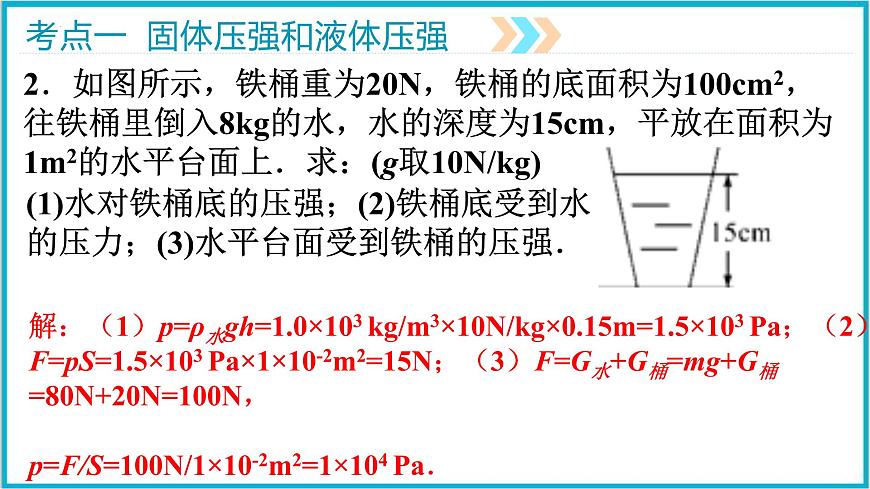 2022年中考專題復(fù)習(xí)課件——力學(xué)三（壓強(qiáng)、浮力計(jì)算）第7頁