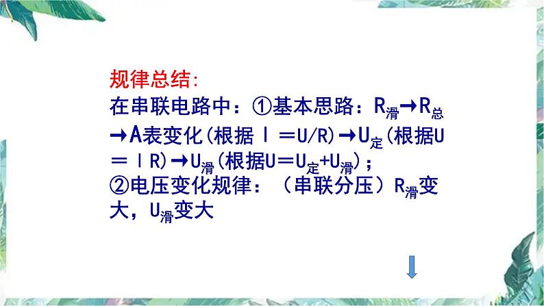 物理中考 动态电路专题 优质课件08
