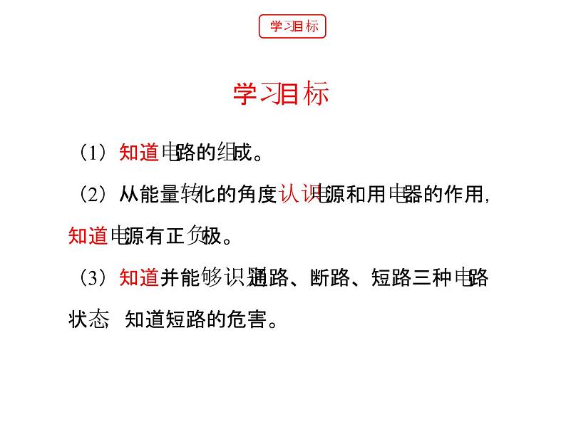 北师大版九年级全册物理 11.1 认识电路 课件05