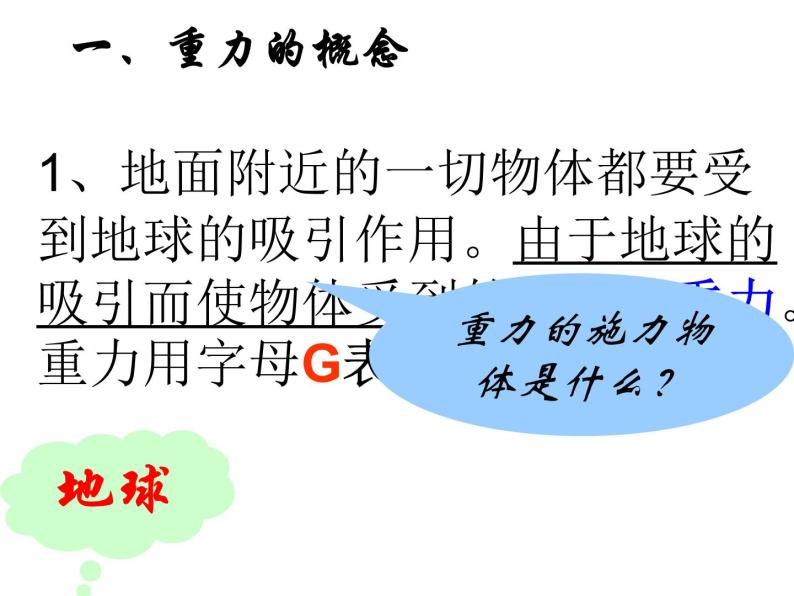 教科版八下物理 7.4 重力 课件06