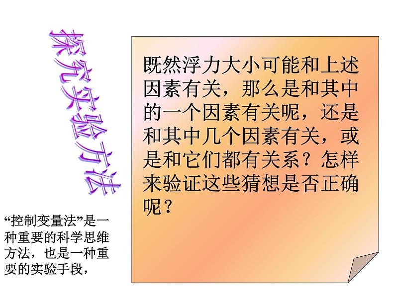 教科版八下物理 10.3 浮力的大小 课件第5页